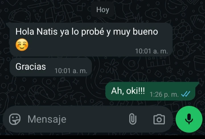 Conversación real con cliente Oceánica