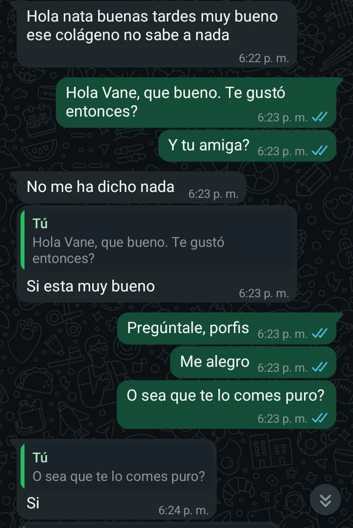 Conversación real con cliente Oceánica
