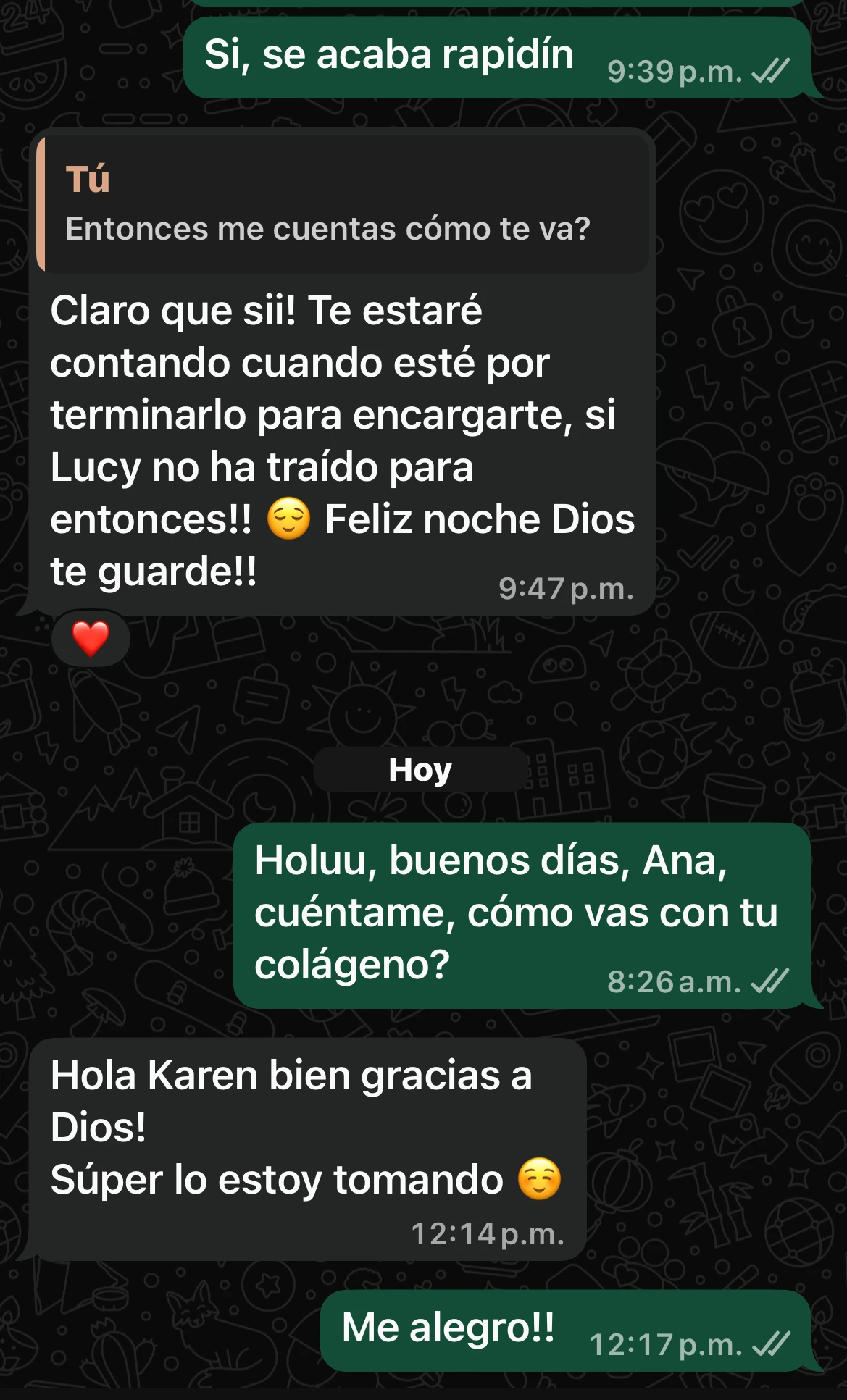 Conversación real con cliente Oceánica