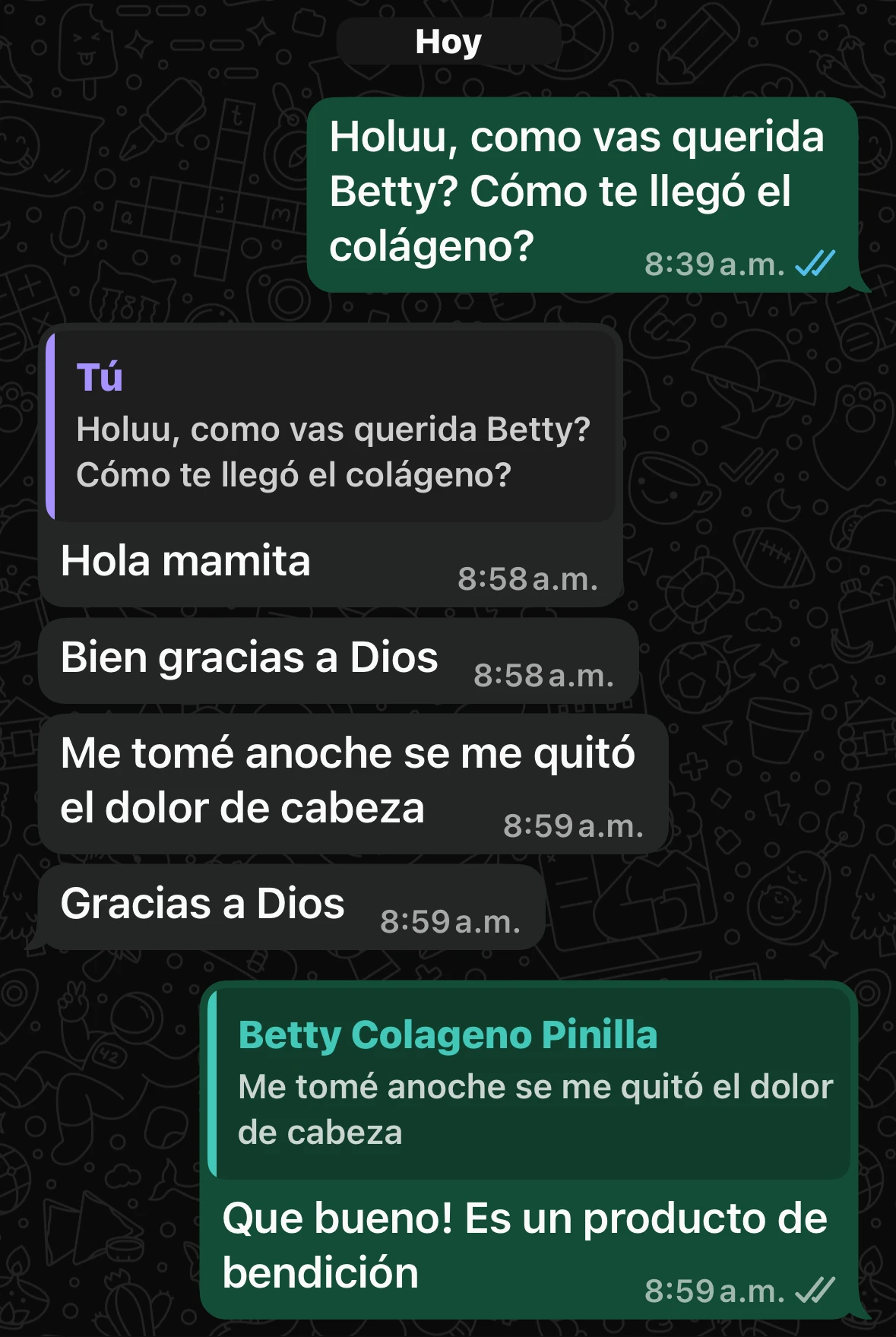 Conversación real con cliente Oceánica