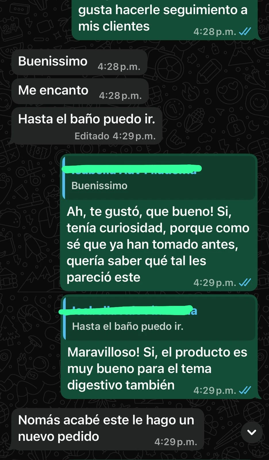 Conversación real con cliente Oceánica