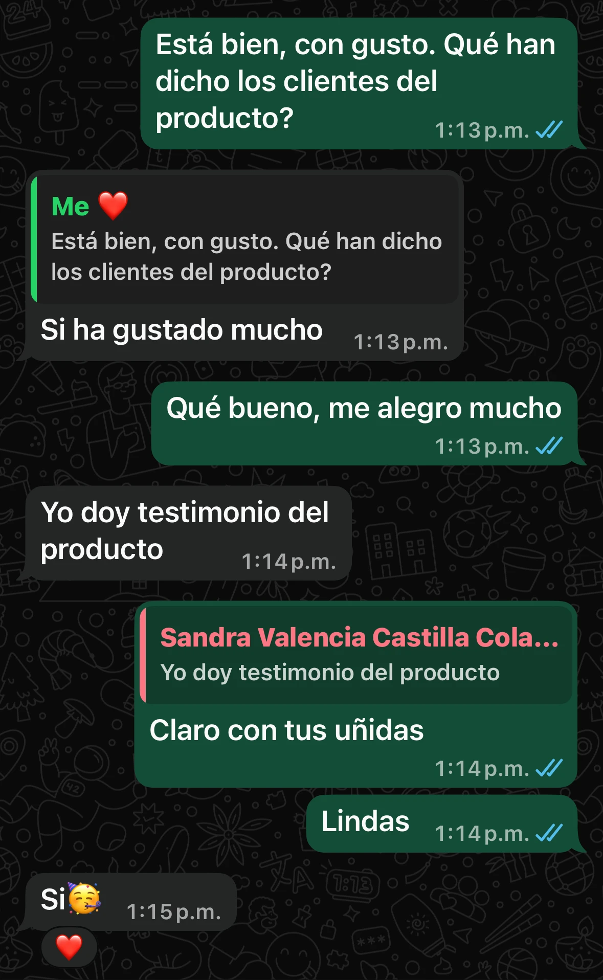 Conversación real con cliente Oceánica