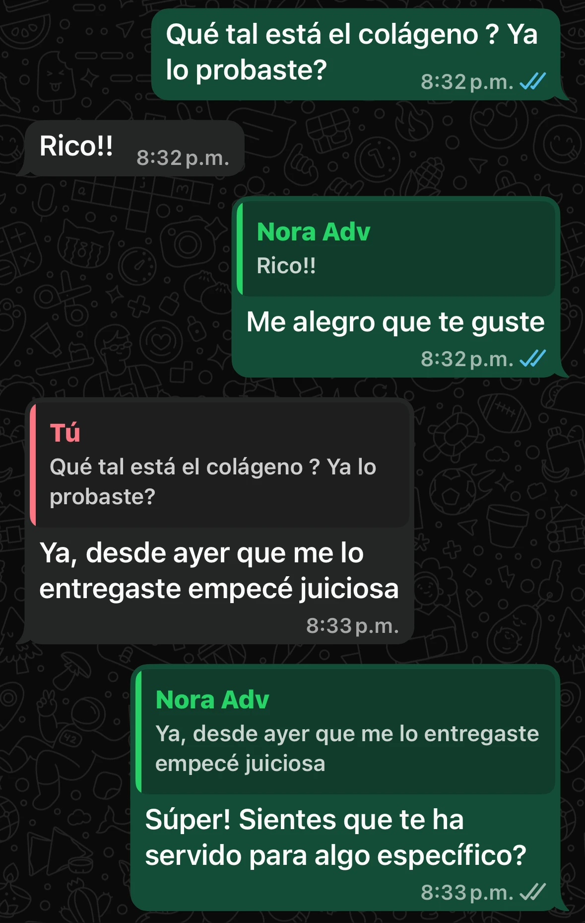 Conversación real con cliente Oceánica