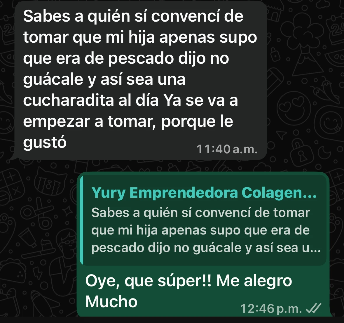 Conversación real con cliente Oceánica