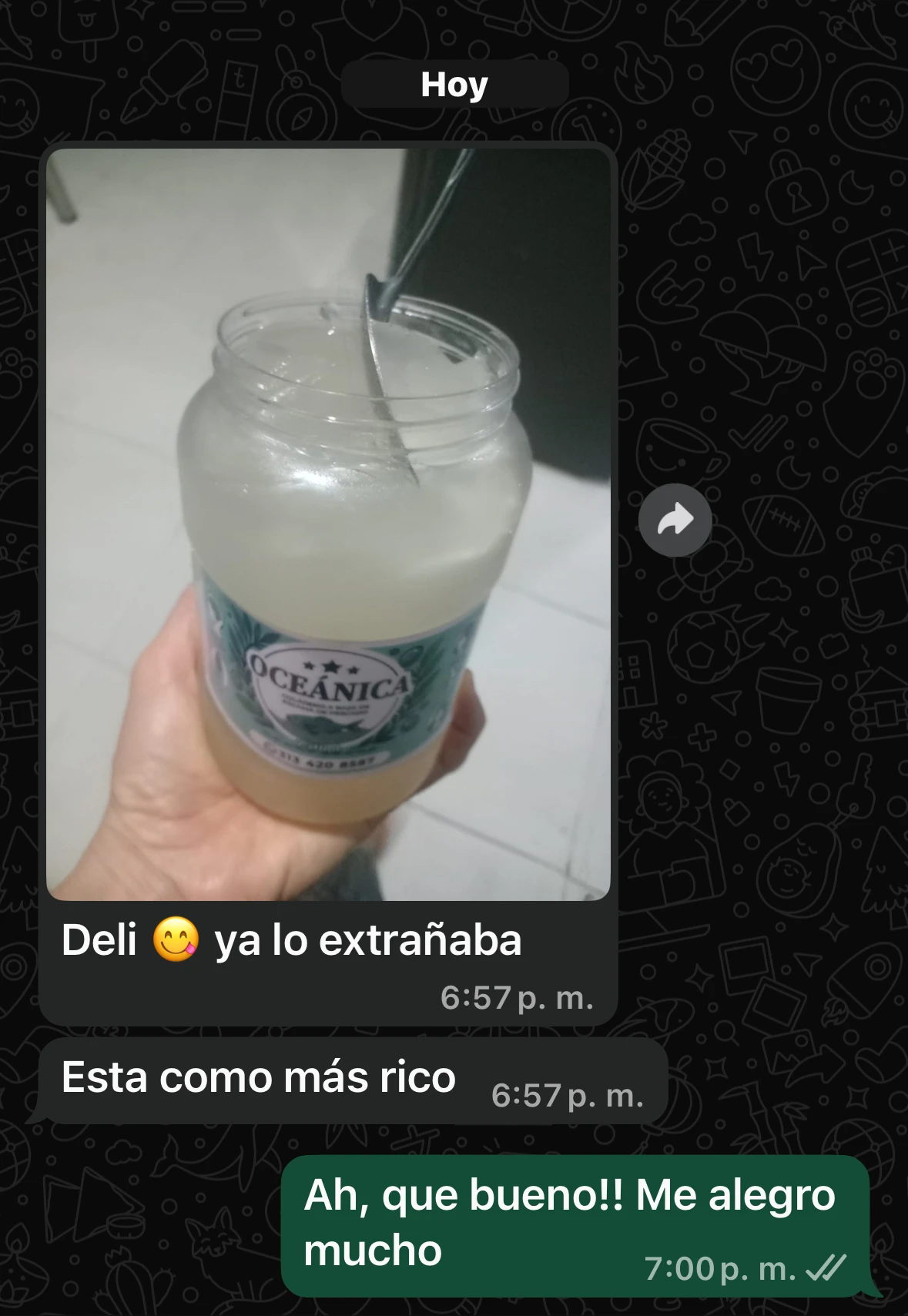 Conversación real con cliente Oceánica